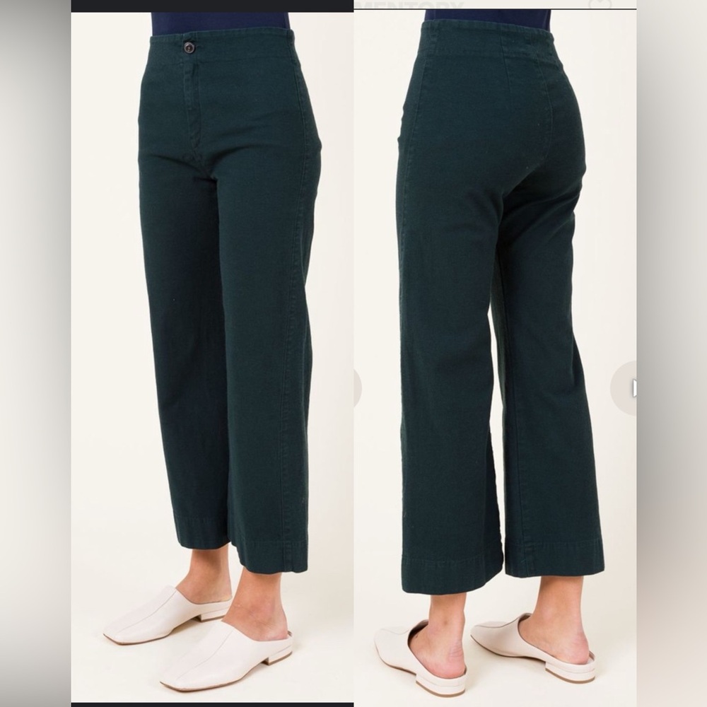 Prairie Underground Forest Green Wide Leg Trousers